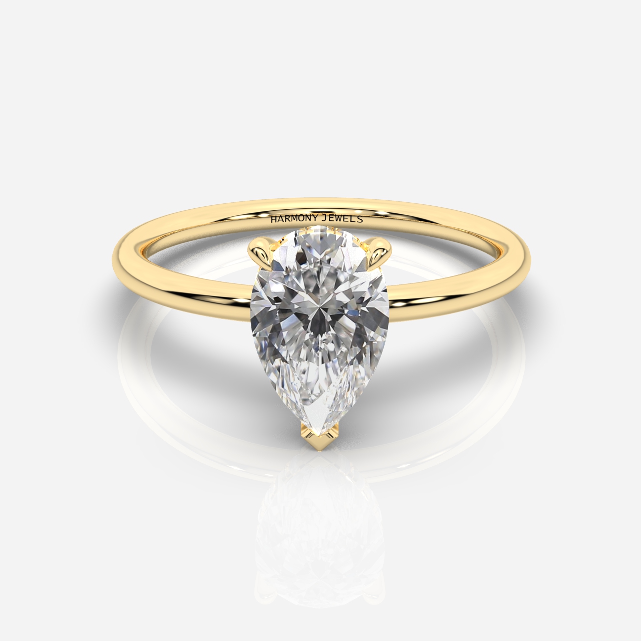 Juliette Hidden Halo Pear